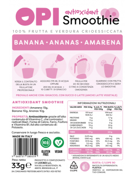 ANTIOXIDANT - INSTANT SMOOTHIE CON FRUTTA CRIOESSICATA