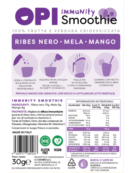 IMMUNITY - INSTANT SMOOTHIE CON FRUTTA CRIOESSICATA