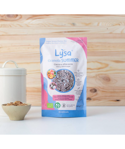 GRANOLA BIO SUMMER - ALBICOCCA E COCCO Senza Glutine