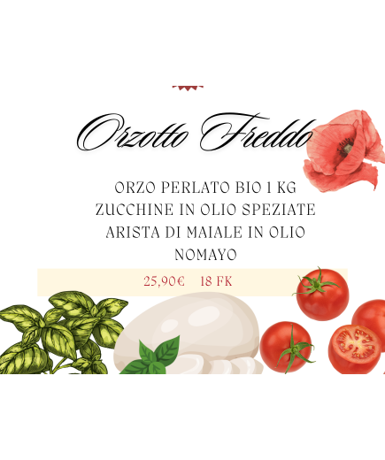 ORZOTTO FREDDO - CON ARISTA E ZUCCHINE