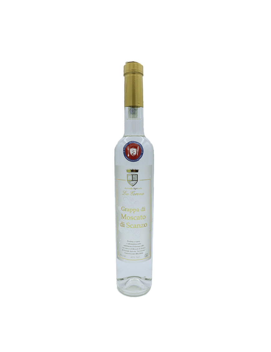 GRAPPA DI MOSCATO DI SCANZO - 500ml - 45% Vol.