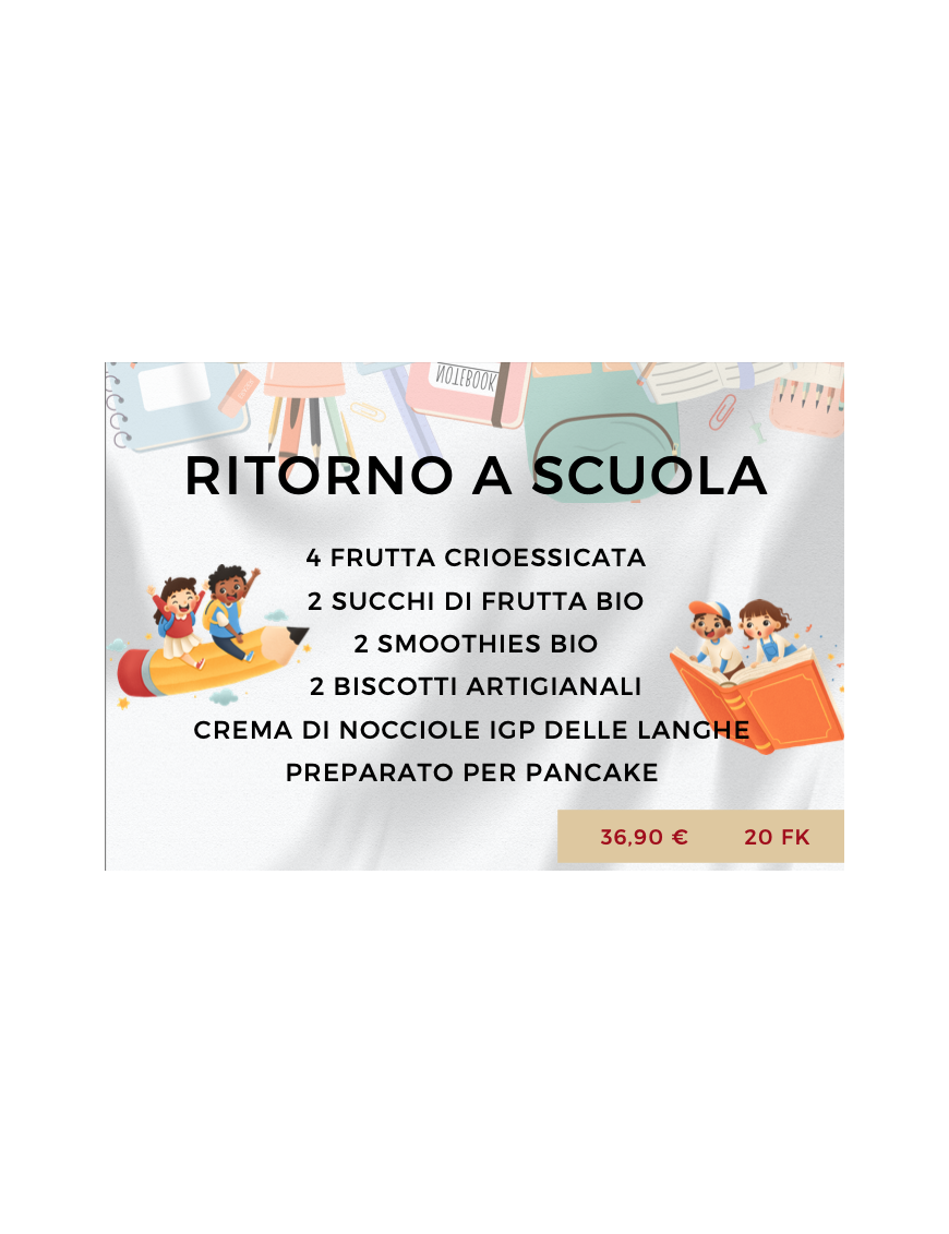 OFFERTA "RITORNO A SCUOLA"