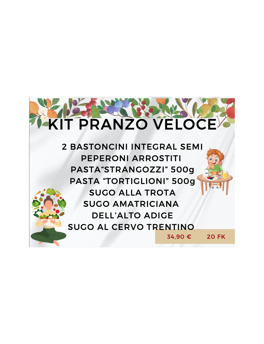 KIT PRANZO VELOCE