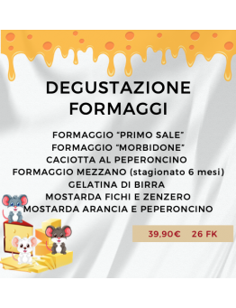 DEGUSTAZIONE FORMAGGI - OFFERTA!