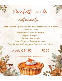 PROMOZIONE NOVITÀ D'AUTUNNO