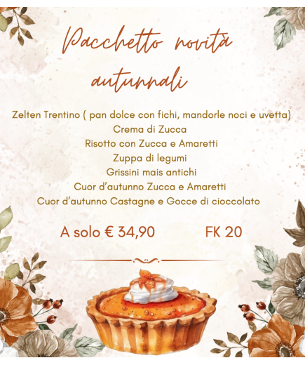 PROMOZIONE NOVITÀ D'AUTUNNO