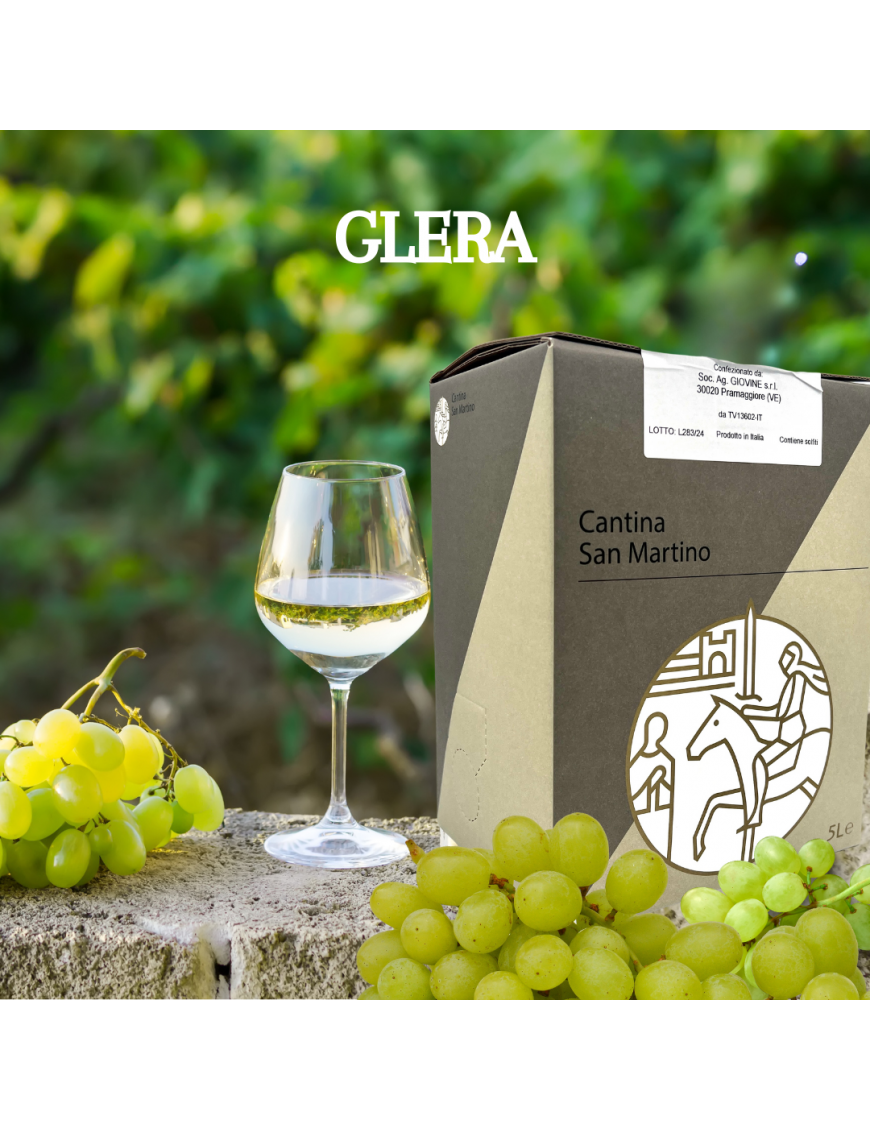 5 LITRI GLERA 100% - COLLI TREVIGIANI IGT - BAG IN BOX