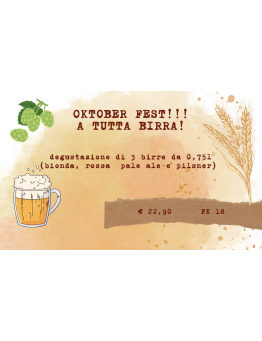 PROMO OKTOBERFEST - TRIS DI BIRRE BIOLOGICHE DA 0,75L