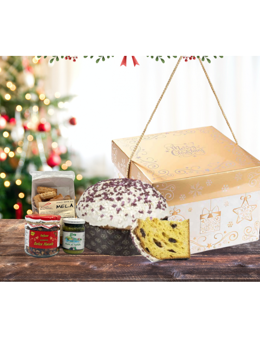 copy of KIT TIN BOX PANETTONE CLASSICO + VALDOBBIADENE PROSECCO DOCG