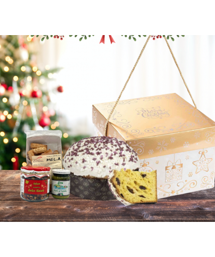 copy of KIT TIN BOX PANETTONE CLASSICO + VALDOBBIADENE PROSECCO DOCG