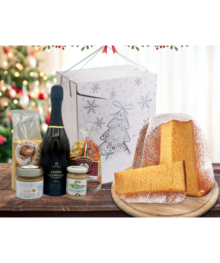 copy of KIT TIN BOX PANETTONE CLASSICO + VALDOBBIADENE PROSECCO DOCG