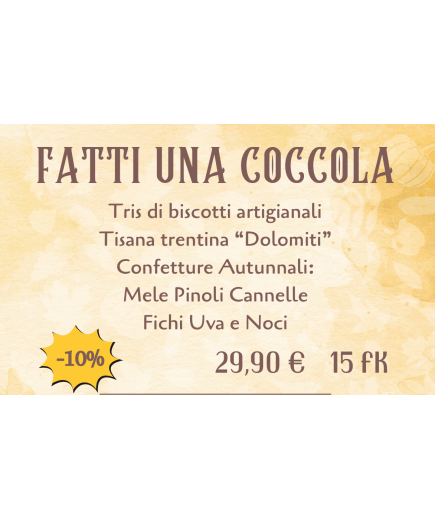 PROMOZIONE: " FATTI UNA COCCOLA "