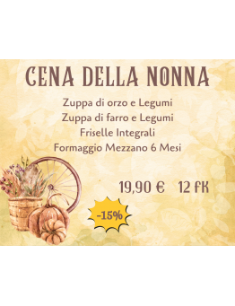 PROMOZIONE: " CENA DELLA...