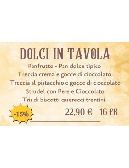 PROMOZIONE: " DOLCI IN TAVOLA "